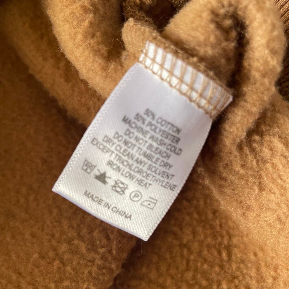 Coffee Time JK brown embossed sweatshirt size Small View 6